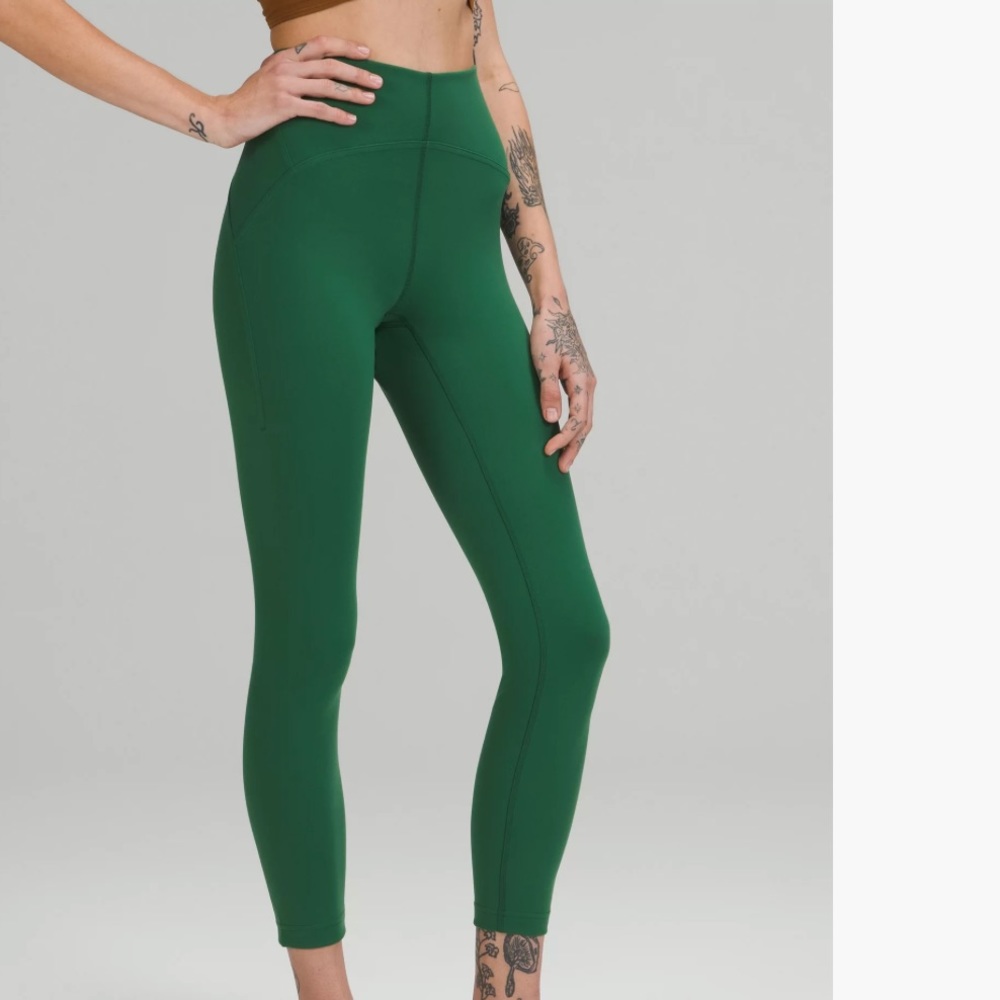 Lululemon Everglade green instill 25” leggings 6